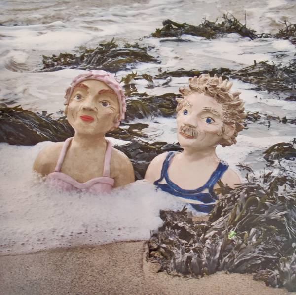 - on , Print by Heather Hunt, measuring 30 x 30 cm (H x W) framed at 40 x 40 cm £30